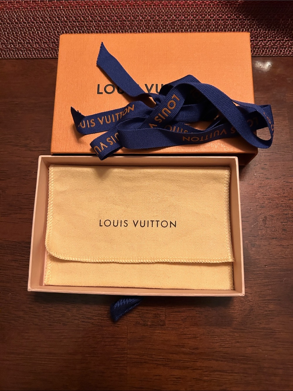 Small Louis Vuitton Box with Dustbag and Ribbon